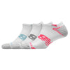 New Balance Cushioned 3 Pack Unisex No Show Tennis Socks