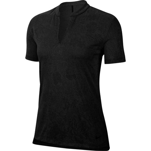 Nike Breathe Womens Golf Polo - 010 BLACK/XL