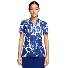Load image into Gallery viewer, Nike Dri Fit Victory Printed Womens Golf Polo - 492 BLUE VOID/XL
 - 3