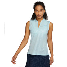 Load image into Gallery viewer, Nike Dri-FIT Victory Printed Womens SL Golf Polo - 449 TOPAZ MIST/L
 - 1