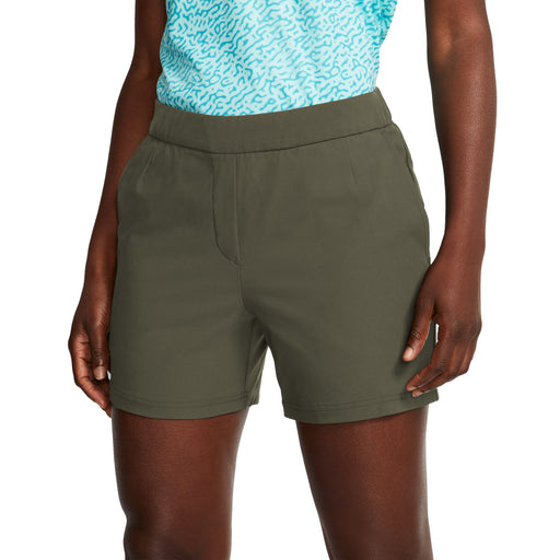 Nike Flex Victory 5in Womens Golf Shorts - MED OLIVE 222/L