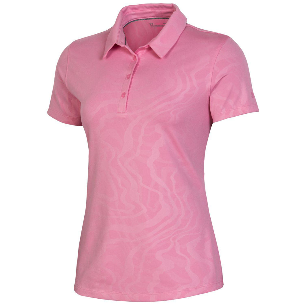 Under Armour Zinger Tetra Emboss Womens Golf Polo