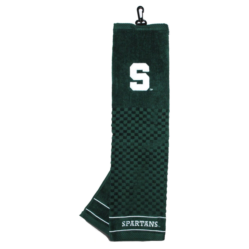 Team Golf Michigan State Embroidered Towel