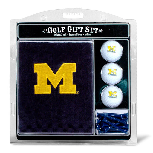 Team Golf UofM Embroidered Towel Gift Set