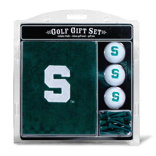 Team Golf MSU Embroidered Towel Gift Set