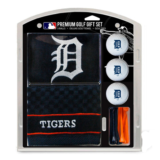 Team Golf Det Tigers Embroidered Towel Gift Set