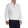 FootJoy Half Zip White Mens Golf Pullover