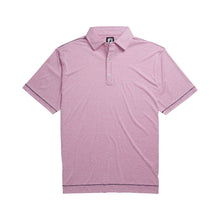 Load image into Gallery viewer, FootJoy Lisle Space Dye Self Collar Pink Mens Polo
 - 4