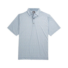 Load image into Gallery viewer, FootJoy Lisle G Fray Print Self Collar Wht M Polo
 - 4