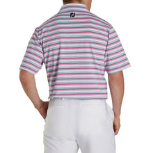 Load image into Gallery viewer, FootJoy Lisle Multi Strip Self Collar Mens Polo
 - 2