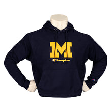 Load image into Gallery viewer, Champion UofM Reverse Weave Mens Hoodie
 - 2