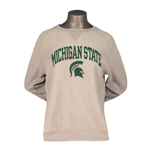 Champion MSU Reverse Weave Womens Crew Sweatshirt