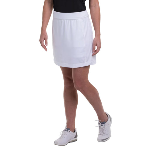 EP NY Knit with Back Mesh Pleat Womens Golf Skort - 100 WHITE/XL