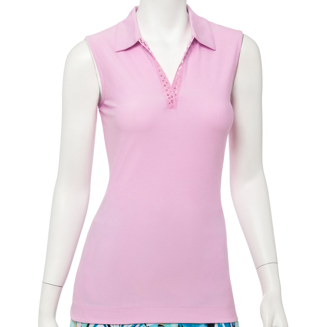 EP NY Bora Bora Snakeskn Lsr Trm Wmns SL Golf Polo