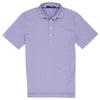 RLX Classic feed Stripe Avenue Purple Mens Golf Polo