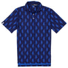 RLX Printed Lightweight Airflow Tonal Tiger Mens Golf Polo