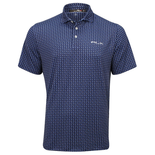 RLX Printed Lightweight Airflow Jersey Mens Golf Polo