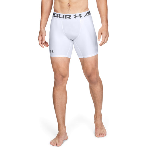 Under Armour HeatGear Arm Mid Compression Short - WHITE 100/XXL