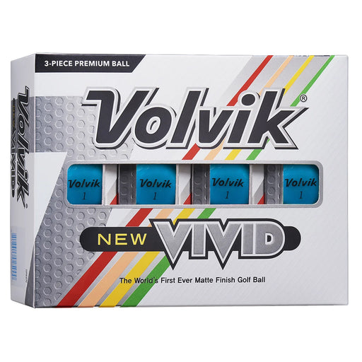 Volvik Vivid Blue Golf Balls 12-Pack - Default Title