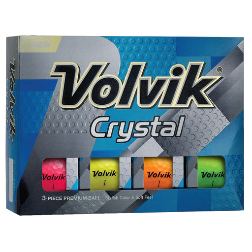 Volvik Crystal Assorted Golf Balls 12-Pack - Default Title