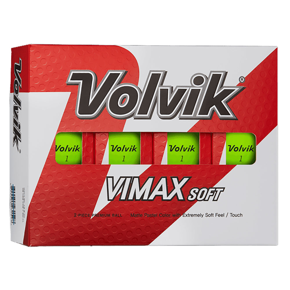Volvik ViMax Soft Green Golf Balls 12-Pack - Default Title