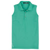 RLX Tournament Key West Green Womens Sleeveless Golf Polo