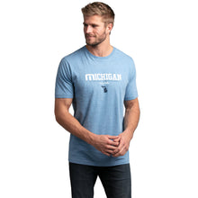 Load image into Gallery viewer, TravisMathew Mackinac Mens T-Shirt - Hthr Blue/XXL
 - 1