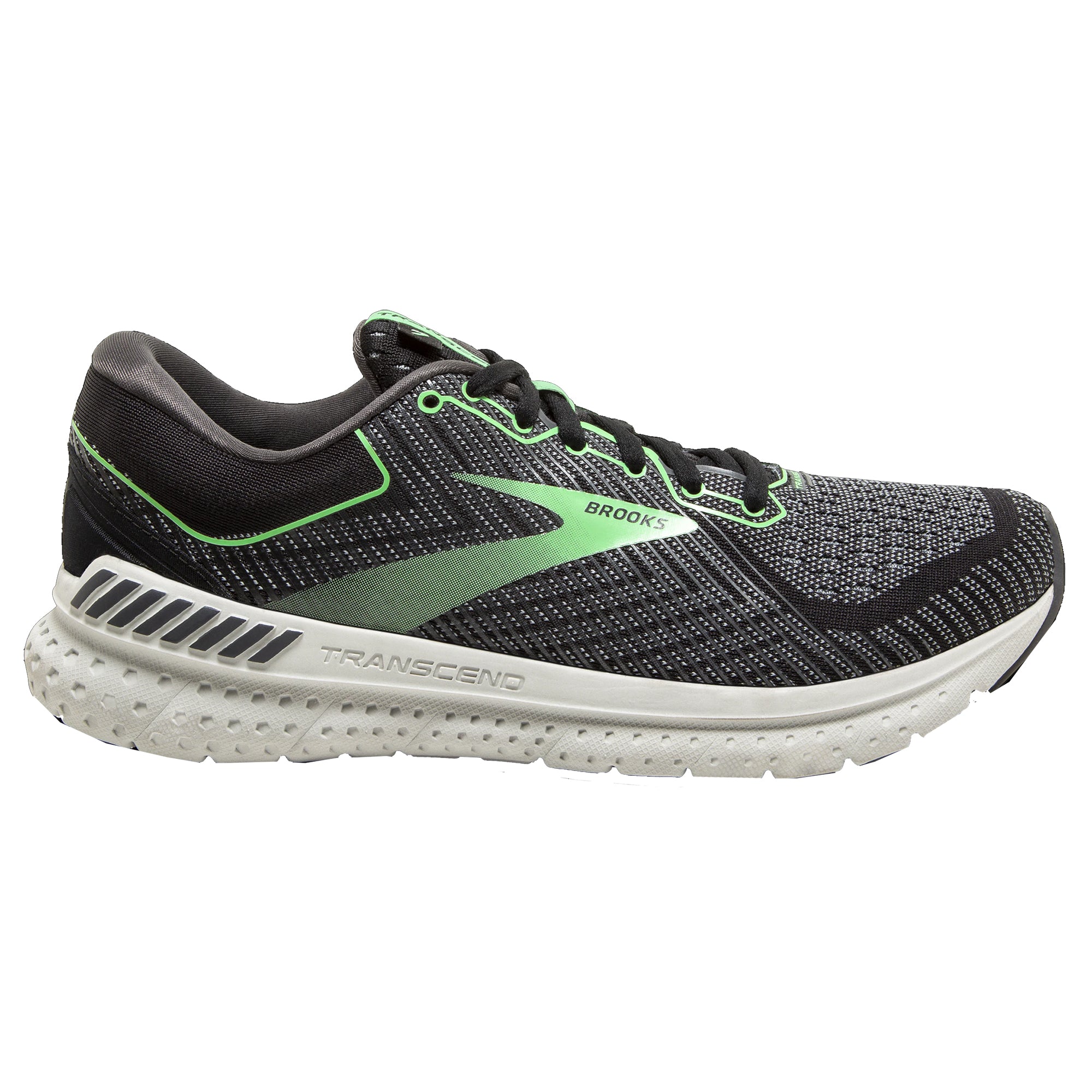 Athletic Shoes Brooks Transcend Womens Black Brooks Shoes Womens