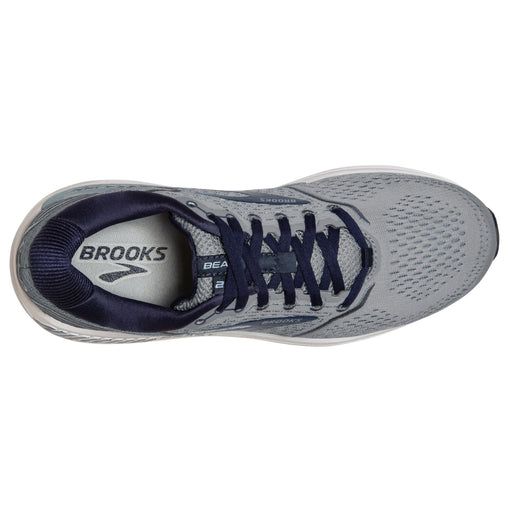 Brooks Beast 20 Grey Blue Mens Running Shoes