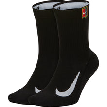 Load image into Gallery viewer, NikeCourt Multiplier Cushion Mens Crew Socks - Black/Black/L
 - 1