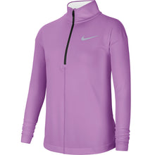 Load image into Gallery viewer, Nike Run Girls Long Sleeve 1/2 Zip - VIOLET STAR 589/L
 - 3