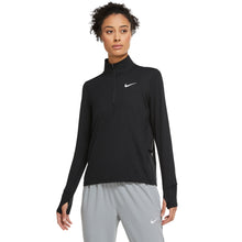 Load image into Gallery viewer, Nike Element Womens Running 1/2 Zip - BLACK 010/XL
 - 1