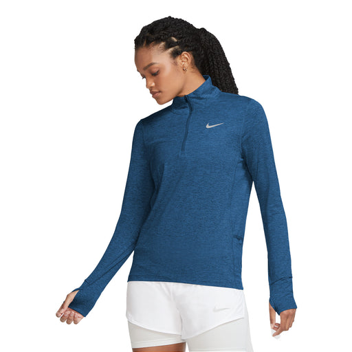 Nike Element Womens Running 1/2 Zip - COURT BLUE 476/XL