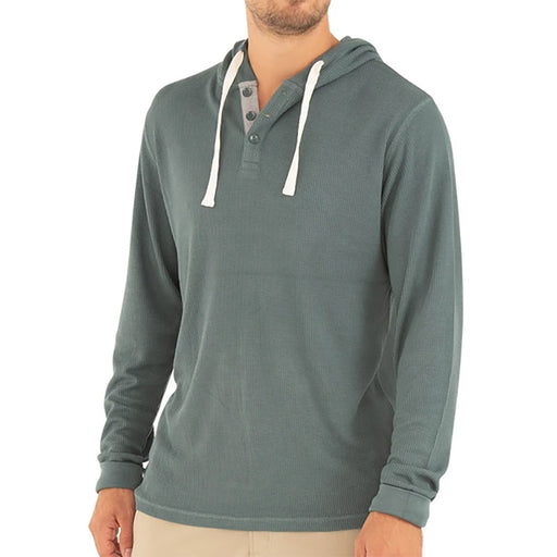 Free Fly Bamboo Waffle Mens Hoodie