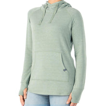 Load image into Gallery viewer, Free Fly Bamboo Fleece Womens Hoodie - HTHR MARSH 107/XL
 - 4