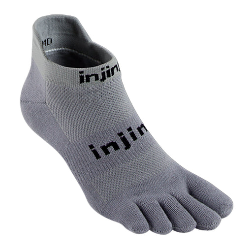 Injinji Run Orig Weight NS Unisex Running Socks - Gray/XL