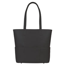 Load image into Gallery viewer, SportsChic Vegan Midi Tote Bag - Matte Black
 - 1
