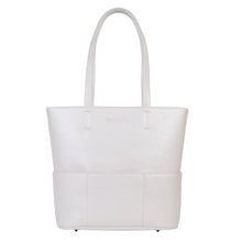 Load image into Gallery viewer, SportsChic Vegan Midi Tote Bag - Matte White
 - 2