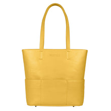 Load image into Gallery viewer, SportsChic Vegan Midi Tote Bag - Saffron Yellow
 - 3