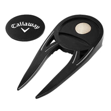 Load image into Gallery viewer, Callaway Odyssey Double Prong Divot Tool Black
 - 2