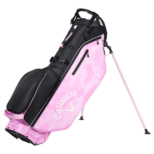 Callaway Fairway C Double Strap Golf Stand Bag - Blk/Pink Camo