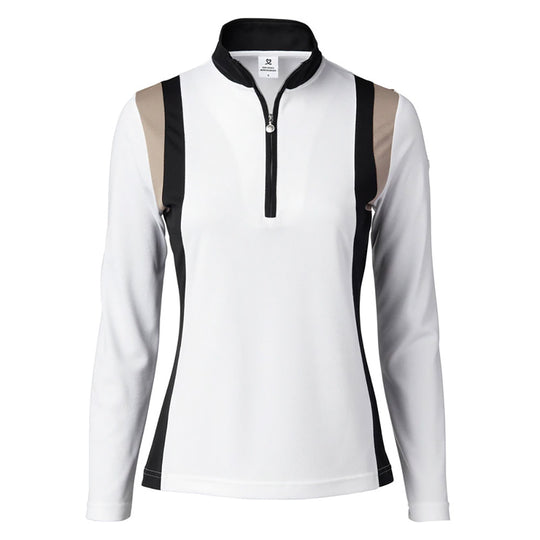 Daily Sports Wilona Black Womens Golf 1/2 Zip