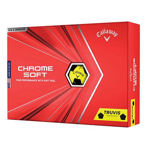 Callaway Chrome Soft Truvis YL Golf Balls - Doz 20 - Default Title