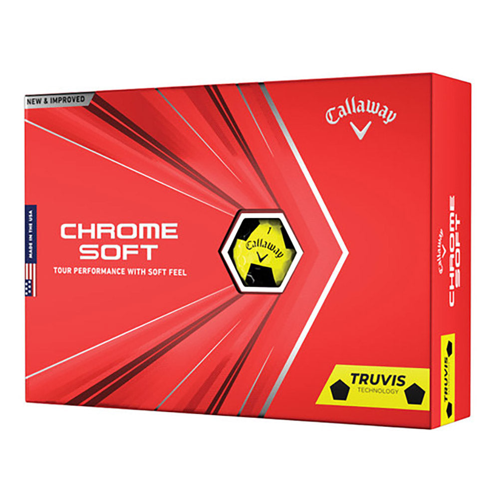 Callaway Chrome Soft Truvis YL Golf Balls - Doz 20 - Default Title