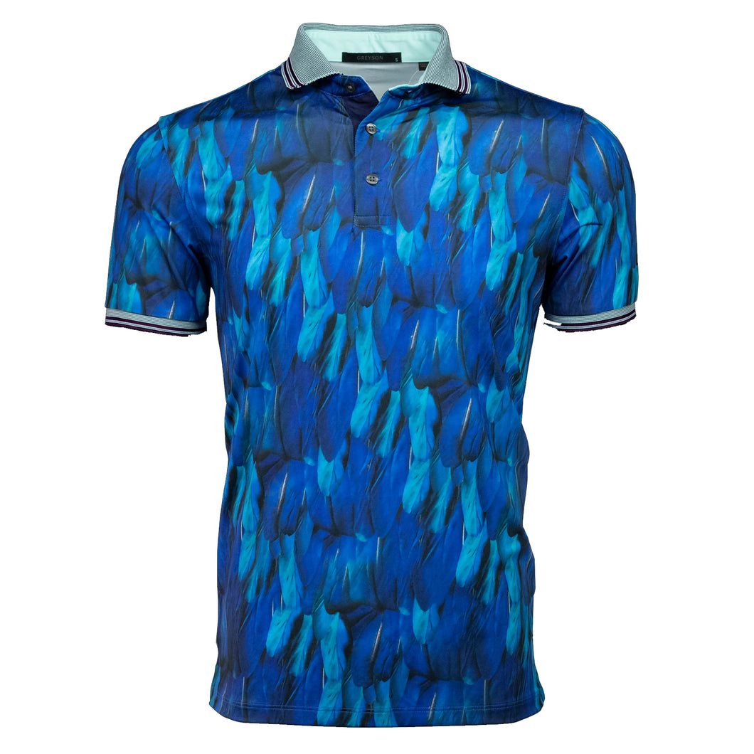 Greyson Peacocking Mens Golf Polo