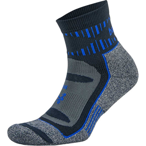 Balega Blister Resist Unisex Quarter Crew Socks - Ink/Cobalt/XL