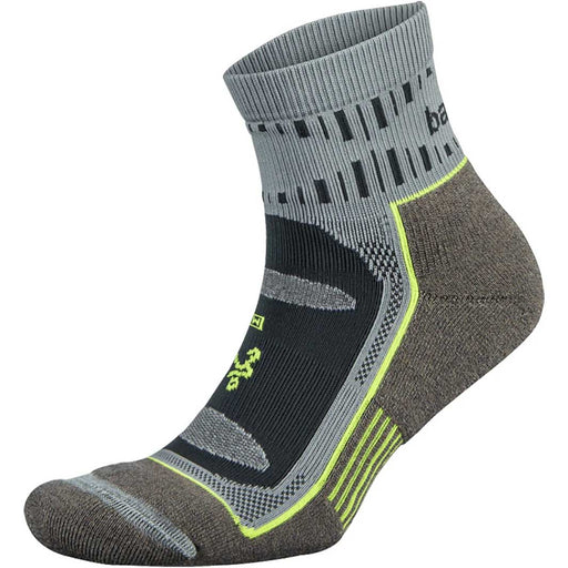 Balega Blister Resist Unisex Quarter Crew Socks - Mink/Grey/XL