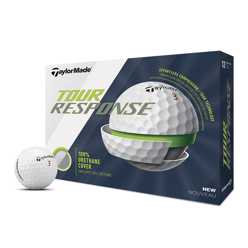 TaylorMade Tour Response Golf Balls - Dozen 2021 - White