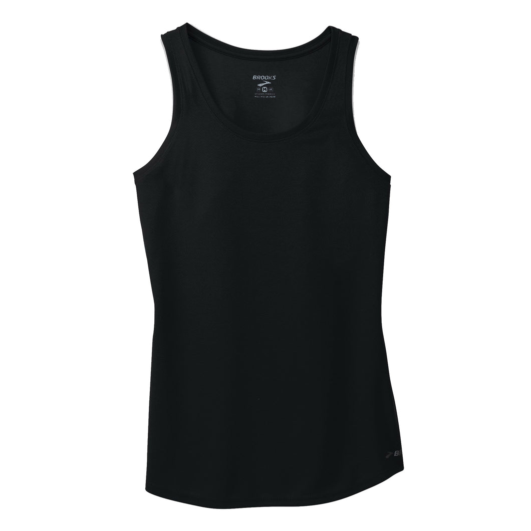 Brooks Podium Singlet Womens Tank Top - BLACK 001/XL