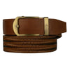 Nexbelt Basket Weave Claro Brown Mens Belt